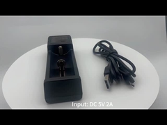 再充電可能な18650リチウムイオン電池セル1スロット充電器