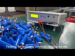 バッテリーを組み立てた後の試験手順