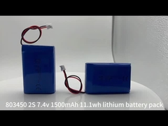 リチウム電池パック 803450-2s 7.4V 1500mAh