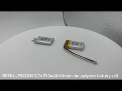 502030 3.7V 250mAh 充電式リポバッテリーセル