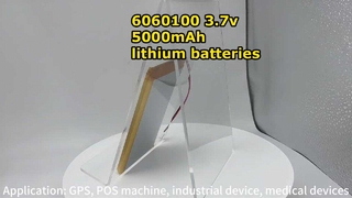 パワーバッテリー 6060100 3.7v 5000mAh リチウムイオンバッテリーセル