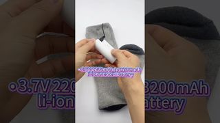 3.7v 2200mAh ～ 3200mAh リチウムイオン 18650 充電式電池セルを備えた電熱ソックス