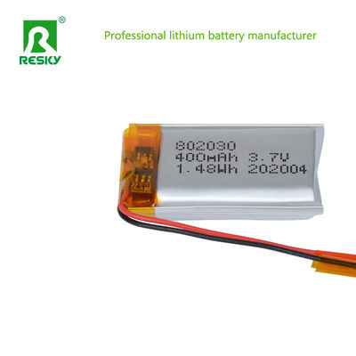購入 リチウムポリマー電池 802030 3.7V 400mAh リポ電池 GPS追跡用 online manufacture