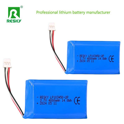 購入 再充電可能なリポリマーバッテリーパック 103450 1s2p 3.7V 4000mAh online manufacture