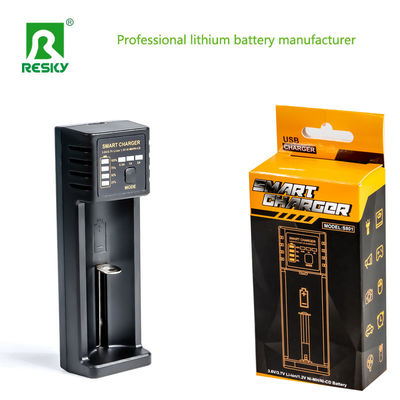 購入 スマート充電電池充電器 1 スロット 18650 14500 リチウムイオンセル online manufacture