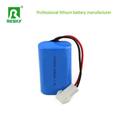 購入 16Wリチウムイオン電池パック 18650 7.4V 2s1p 2200mAh リチャージ可能なリチウム電池 online manufacture