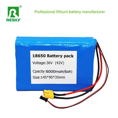 購入 電動スクーター バッテリーパック 36V 6Ah 10s3p 再充電可能な18650リオン電池 online manufacture