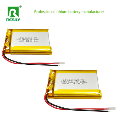 購入 ソーラーバッテリーセル 104050 3.7v 2500mAh 9.25wh 充電式リチウムポリマーバッテリー Bluetoothスピーカー用 オンライン製造