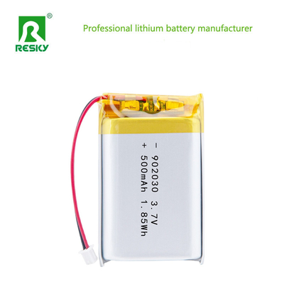 購入 リチウム電池 902030 3.7V 500mAh 1.85wh リチャージ可能なリポ電池 VRガラス用 オンライン製造