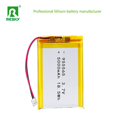 購入 リチウムセル LP955565 3.7V 5000mAh 18.5wh ソーラーリチウムポリマーバッテリー ポータブルマッサージャー用 オンライン製造
