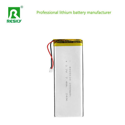 購入 再充電可能なリチウムポリマー電池セル 4030130 3.7V 2000mAh 7.4wh リポ電池セル オンライン製造