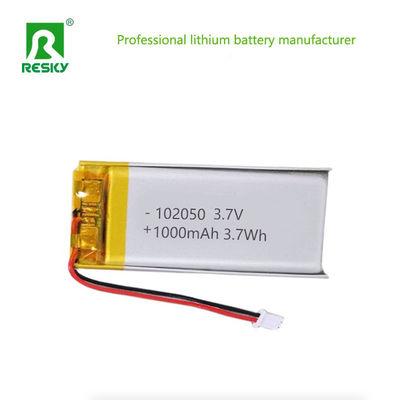 購入 リチウムポリマー電池 102050 3.7v 1000mAh 3.7Wh リッチャージ可能なリポ電池 パック オンライン製造