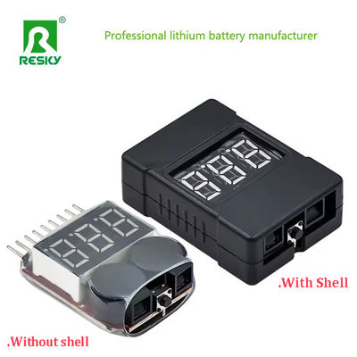 購入 Low Voltage Alarm Buzzer Battery Indicator For 1-8S Lithium Rechargeable Battery Pack オンライン製造