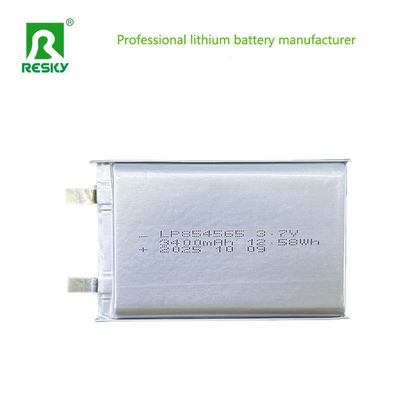 購入 Power Lithium Cell 854565 3.7V 3400mAh 12.58wh Solar Lithium Ion Polymer Battery Pack オンライン製造