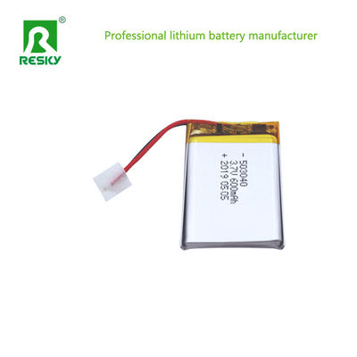 パワー リチウムポリマーバッテリーセル 503040 600mAh 3.7V スマートウォッチ用