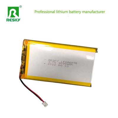 パワー リチウムポリマー電池セル 606090 3.7V 4.2V 4000mAh 14.8Wh リポ電池