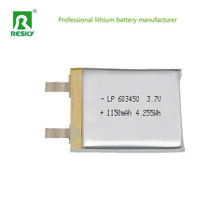 太陽電池 リチウムポリマー電池セル 3.7V 603450 1200mAh 電池 エレベーターアラーム