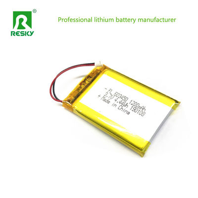 太陽電池 リチウムポリマー電池セル 603450 3.7v 1200mAh ポータブルGPS