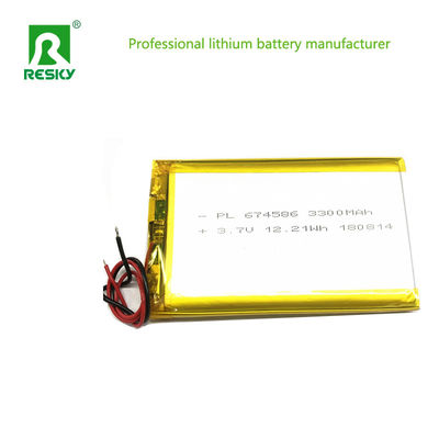 ポータブル リチウムポリマーバッテリーセル 104060 3000mAh 3.7V 4.2V リポバッテリー