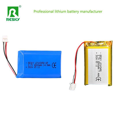 2s リチウムポリマーバッテリー パック 103450 7.4v 2000mAh 14.8wh リチウムイオンバッテリー