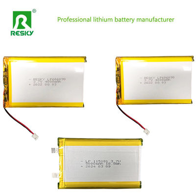 再充電可能なリポ電池 リチウムイオンポリマー電池セル 606090 3.7V 4000mAh
