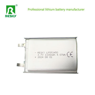 再充電可能なリチウムポリマー電池セル 523450 553450 603450 リポ電池