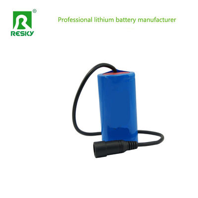 カスタマイズされた 18650 円筒型リチウム電池 7.4V 2600mAh