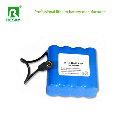緊急用ライト リチウムイオンバッテリーパック 18650 4s2p 14.8V 4400mAh