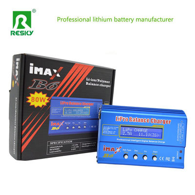 Imaxb6 RC リポバランス充電器 80W 1-6A 2-6s リチウムポリマーバッテリーパック
