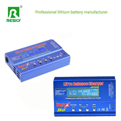 リチウム電池 RC バランス充電器 Imaxb6 80W 6A 7.4V 11.1V 14.8V 18.5V 22.2V