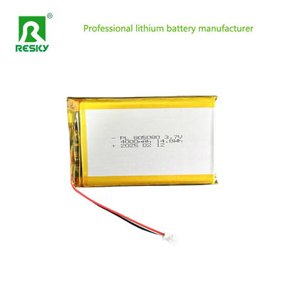 パワー バッテリー 805080 3.7V 4000mAh 14.8wh リチウムイオン バッテリー パック