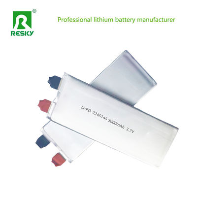 再充電可能なリチウムイオンポリマーバッテリーセル 7244145 3.7v 5000mAh 18.5wh 30C パワー