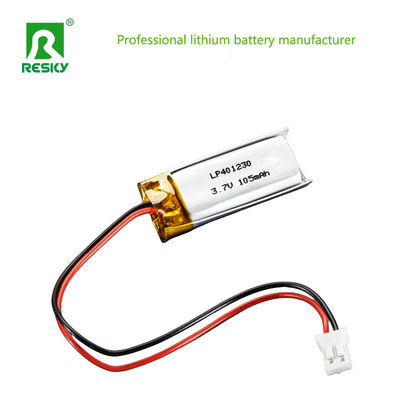 パワー リポ バッテリー 401230 3.7v 105mAh リチャージ可能なリチウムイオンポリマー バッテリー スマートウォッチ用