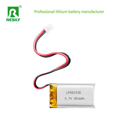リチウムイオン電池セル 502035 3.7v 350mAh 太陽電池 リポ電池パック