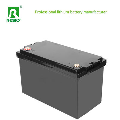 充電可能な12.8V 100Ah Lifepo4 リチウム鉄リン酸電池 パック 太陽光発電の貯蔵