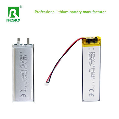 リチウムポリマーバッテリーセル 502065 502067 3.7V 700mAh リチャージ可能なリチウムセル