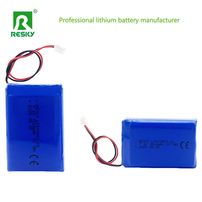 パワー リチウムポリマー バッテリー パック 803450 2S 7.4V 1500mAh 11.1wh リポバッテリー 追跡装置